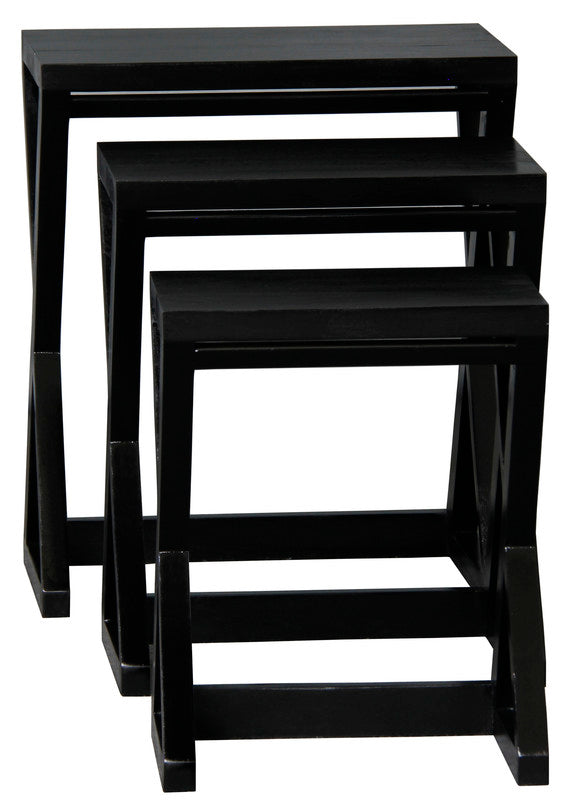 Nest of Tables - Set of 3 (Black)