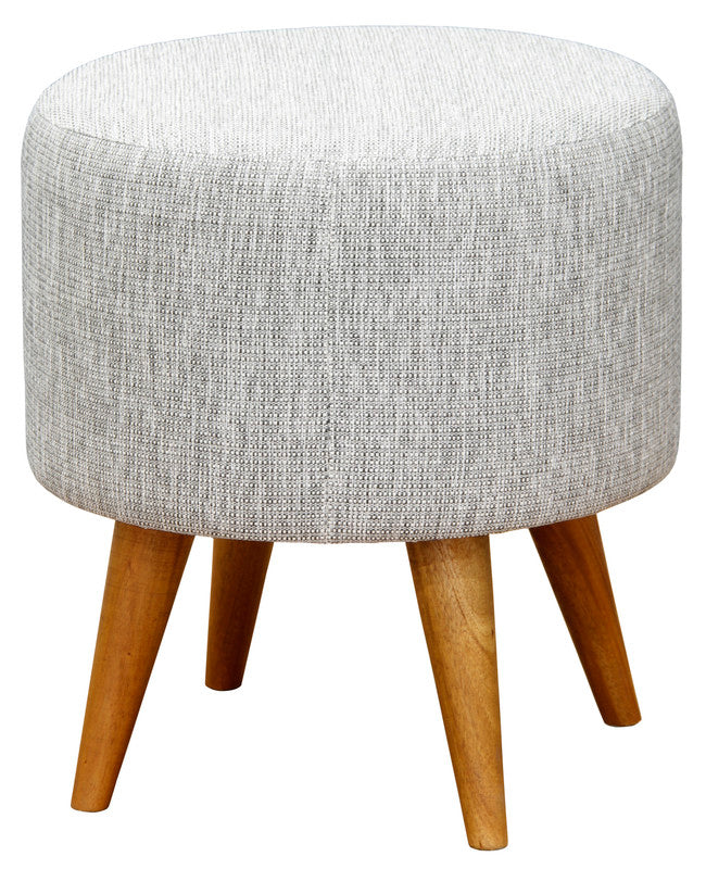 Round Ottoman (Cherry Red)