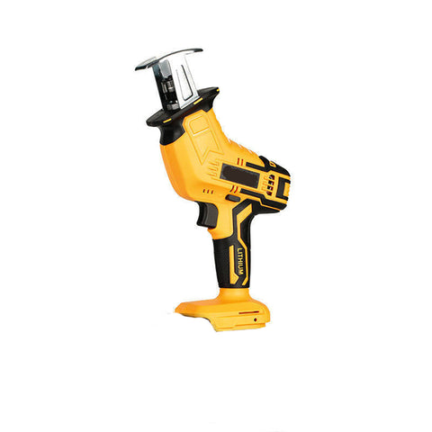 Cordless Electric Reciprocating Saw Cutter (Yellow, Blades Included)