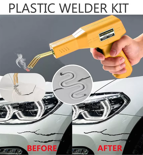 Heavy-Duty Plastic Welder with Hot Stapler - Bumper Repair Kit