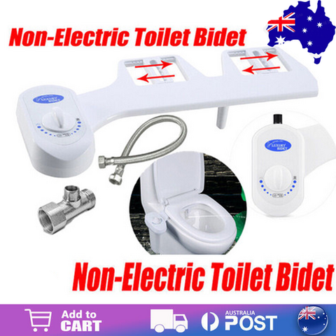 Hygiene Bidet Seat - Unisex Toilet Washer with Water Spray - AU