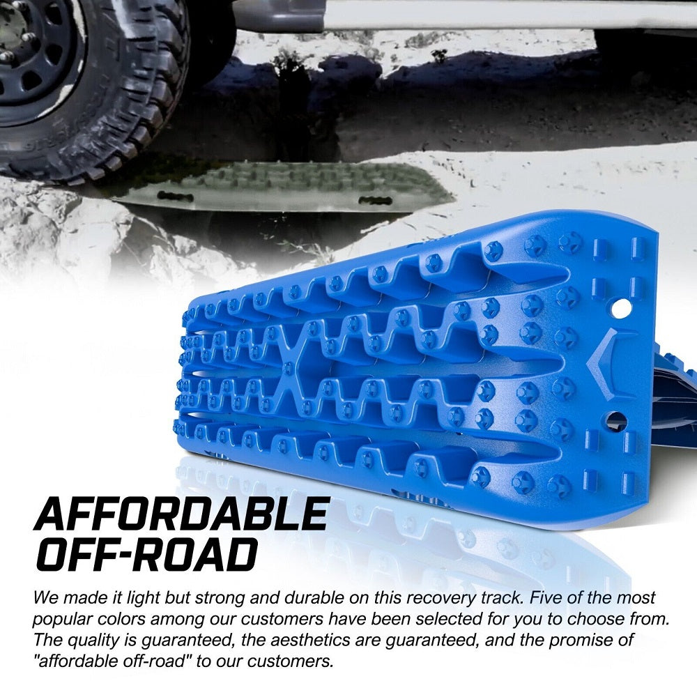 Recovery Tracks Mud Snow / Grass 4X4 Caravan 2Pairs 4Wd Gen 3.0 - Blue