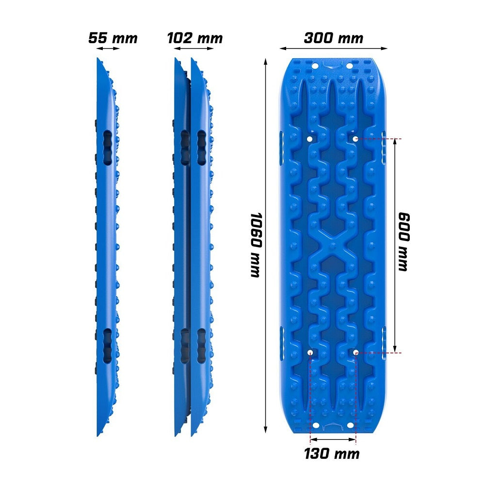 Recovery Tracks Mud Snow / Grass 4X4 Caravan 2Pairs 4Wd Gen 3.0 - Blue