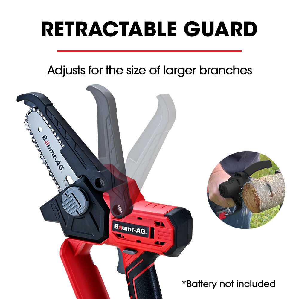 20V Cordless Mini Chainsaw - Electric Tree Pruner (Skin Only)