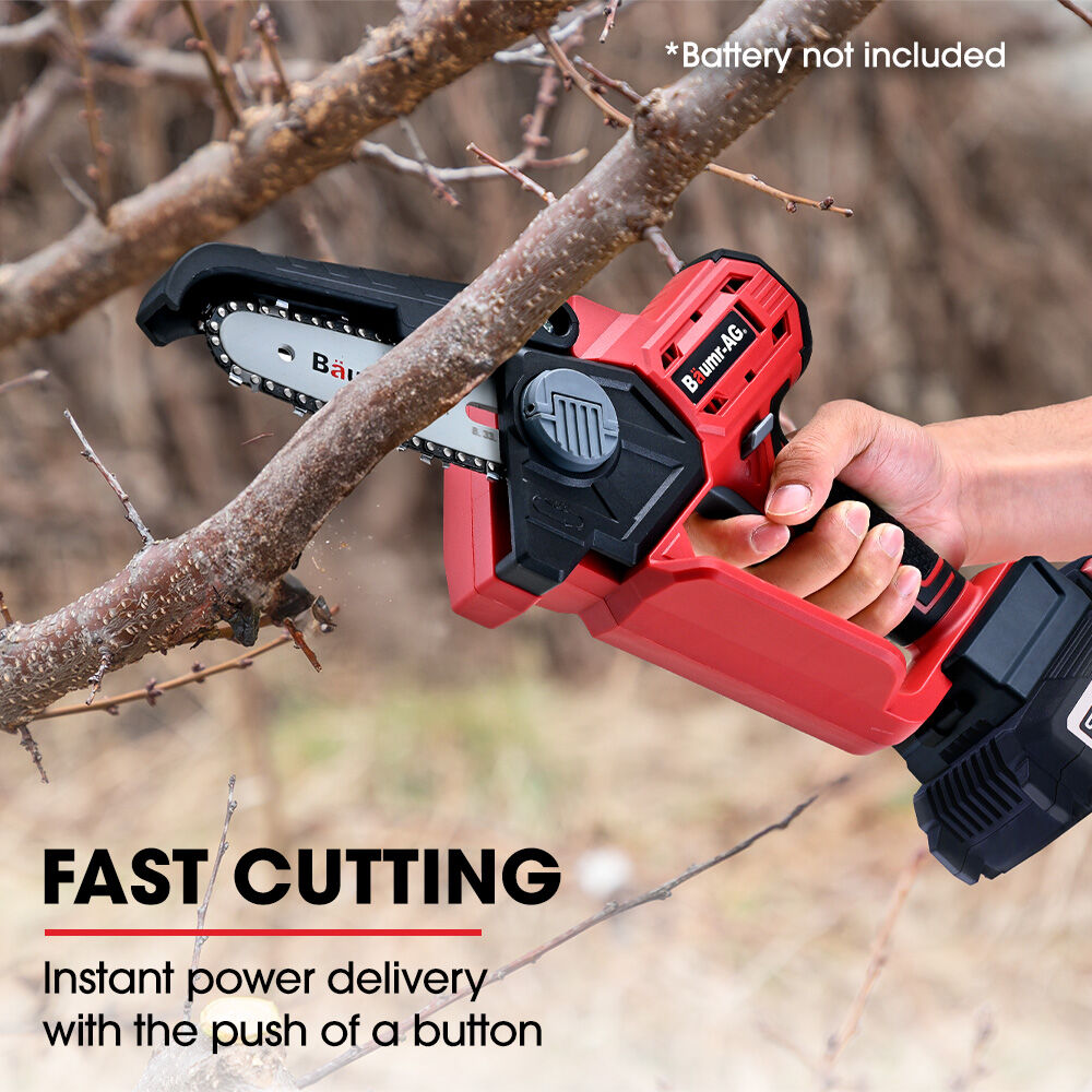 20V Cordless Mini Chainsaw - Electric Tree Pruner (Skin Only)