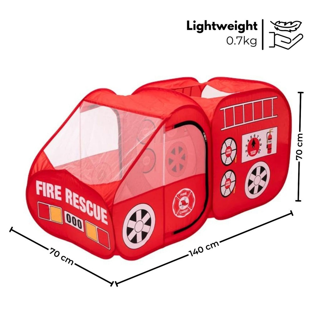 Kids Fire fighting truck Tent (Red)