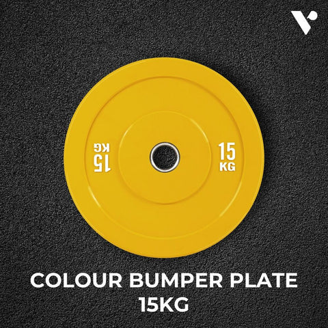 Colour Bumper Plate 15Kg Yellow