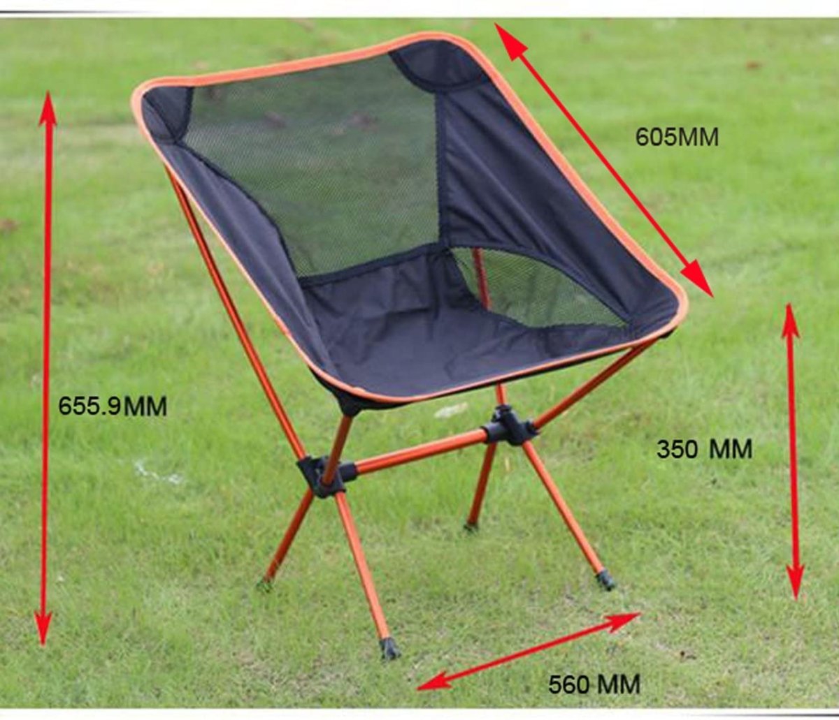 Ultralight Aluminum Alloy Folding Camping Camp Chair Outdoor Hiking Patio Brown