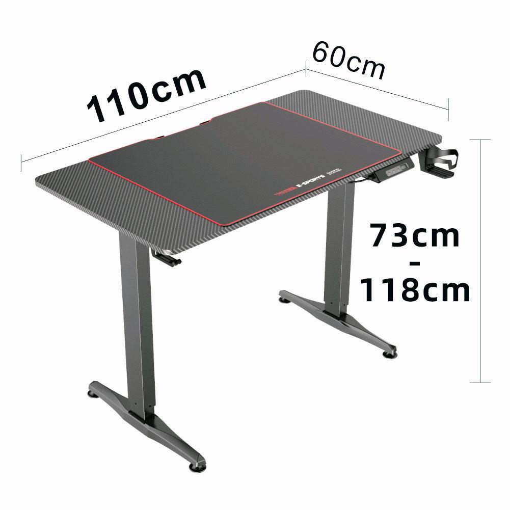 Gaming Standing Desk Office Lift Electric Height Adjustable Sit To Stand Motorized Desk