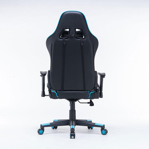 Gaming Chair Ergonomic Racing Chair 165° Reclining Gaming Seat 3D Armrest Footrest Black Green