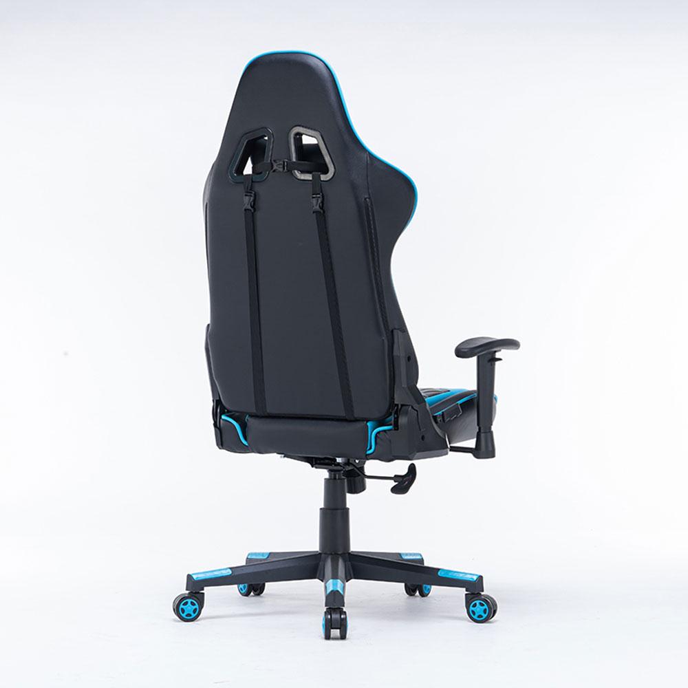 Ergonomic Racing Gaming Chair - Blue Black