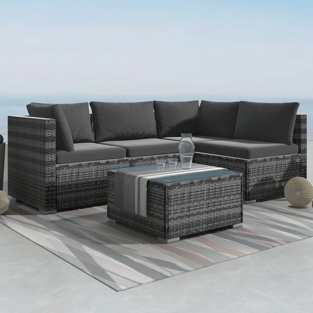 Outdoor Modular Lounge Sofa Bondi-Black