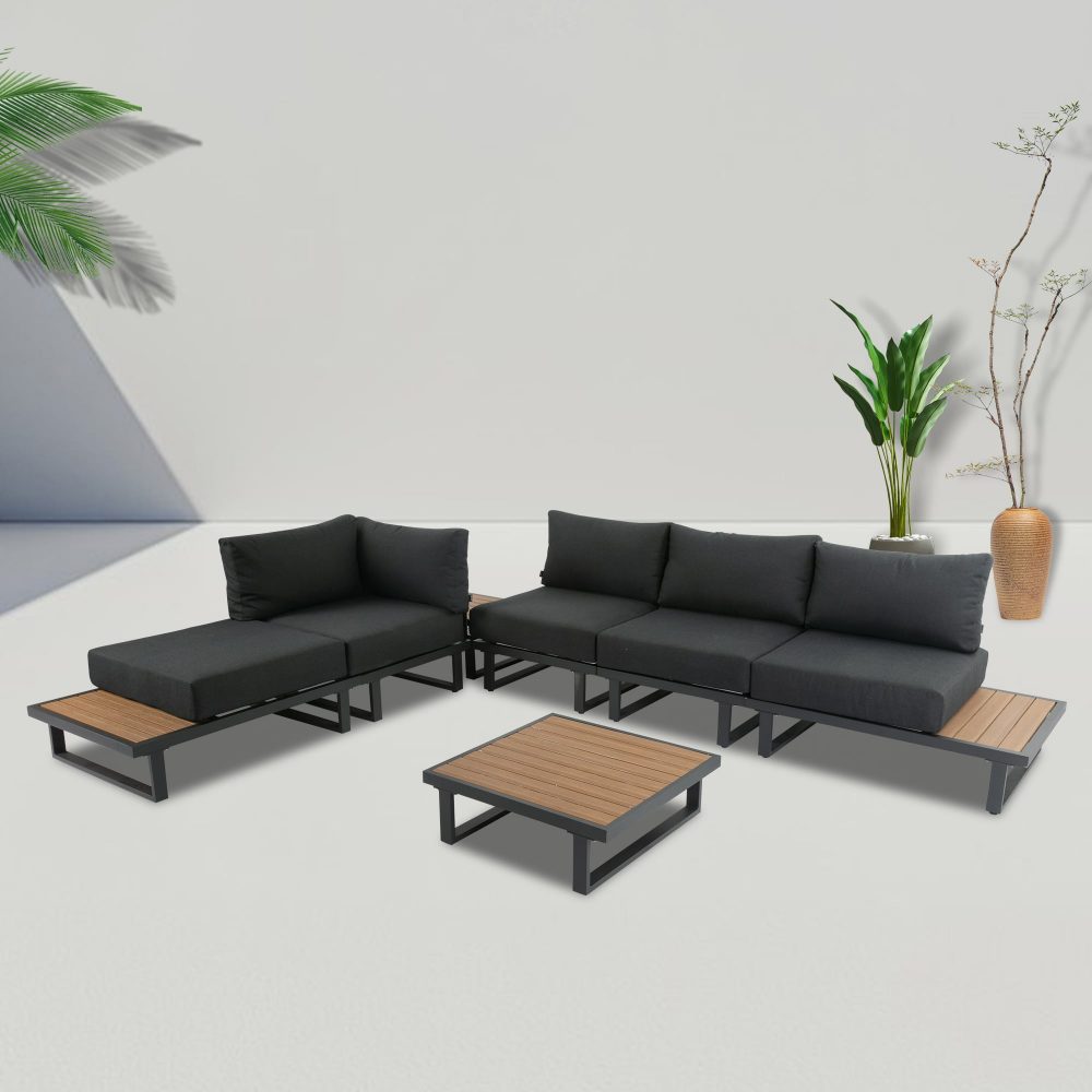 Modern Outdoor 7 Pcs Lounge Set