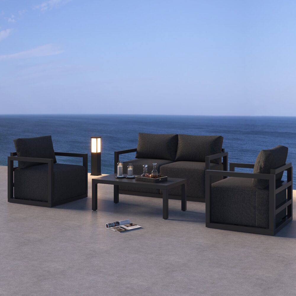 Serenity Outdoor Lounge Set â€“ White