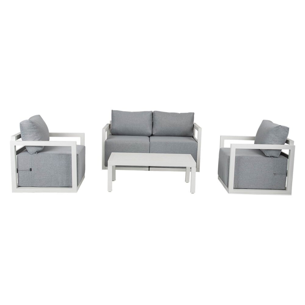 Serenity Outdoor Lounge Set â€“ White