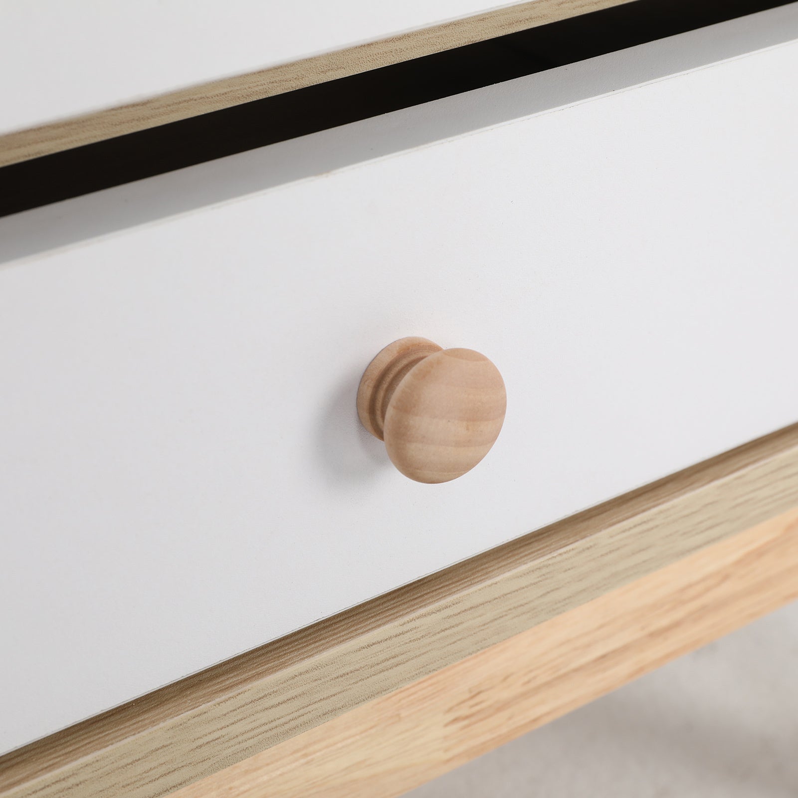 Anya White/Oak Bedside Storage