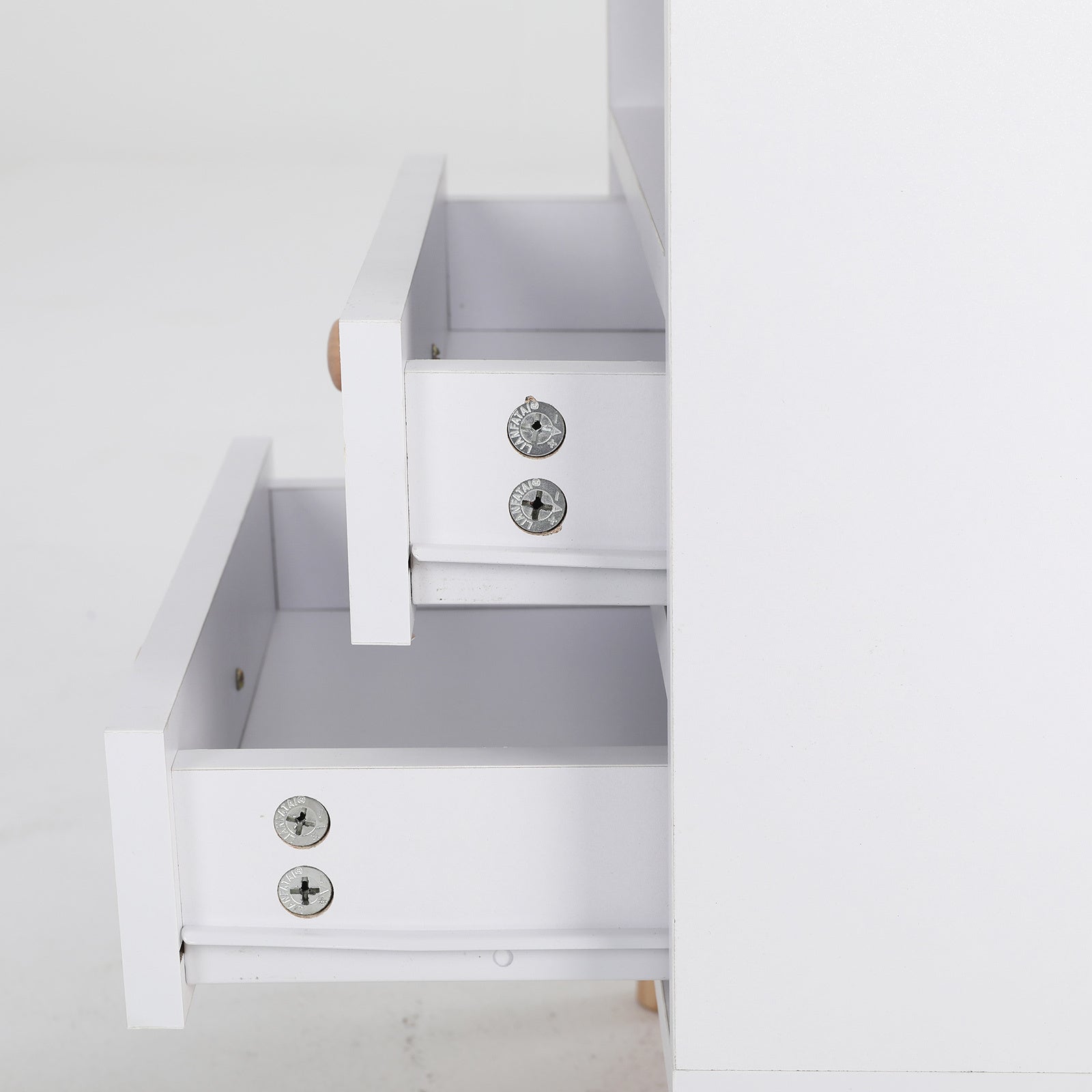 Anya White/Oak Bedside Storage