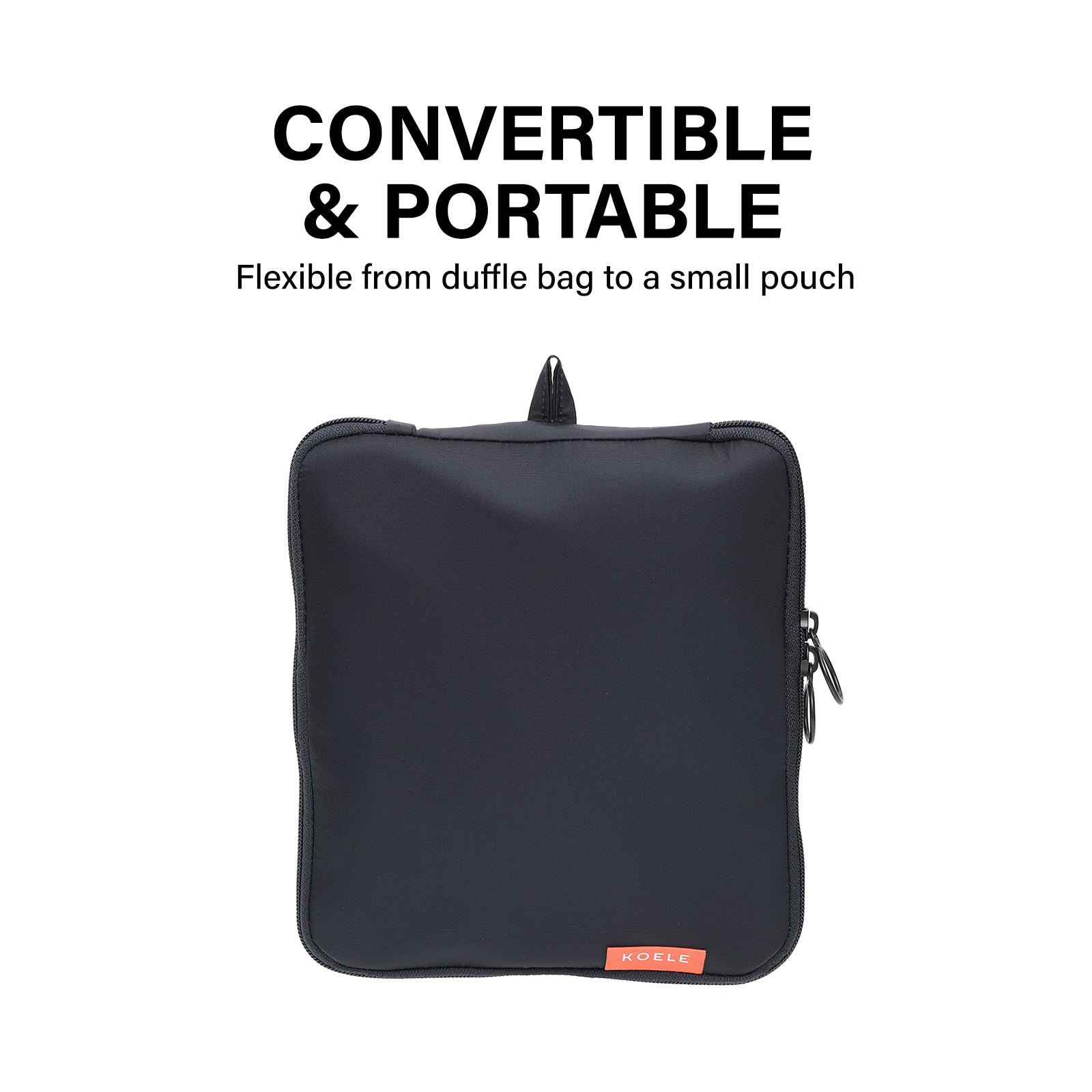 Shopper Bag Travel Duffle Bag Foldable Laptop Luggage Nylon KO-BOSTON NAVY