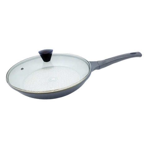 Non-Stick Titanium Coating Frying Pan 28cm + Glass Lid