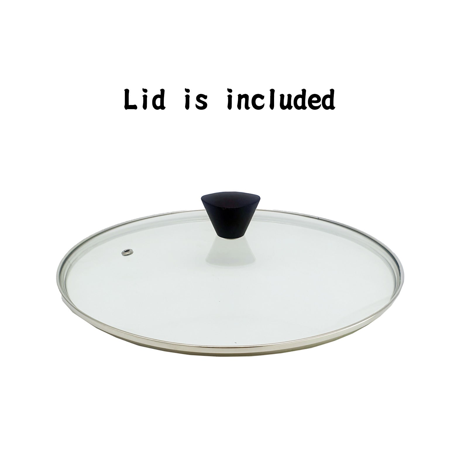 Non-Stick Titanium Coating Frying Pan 28cm + Glass Lid