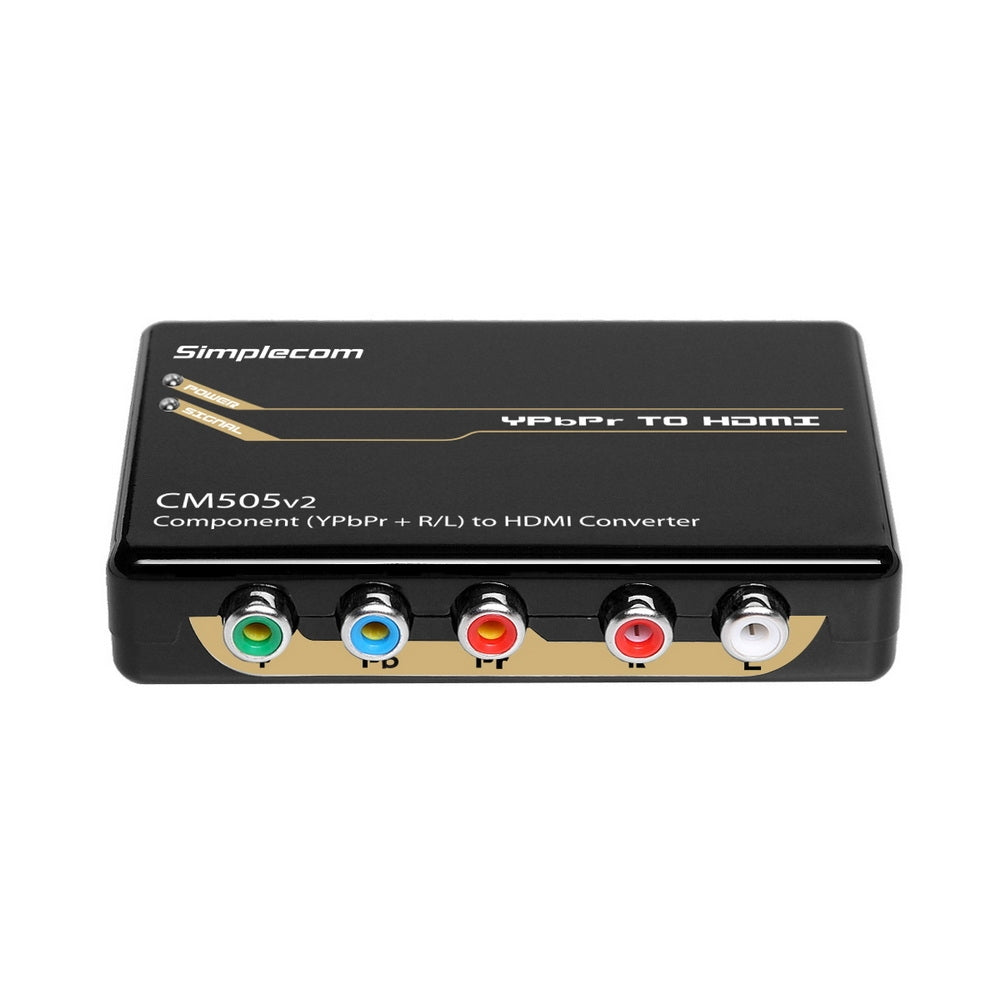 Omponent (Ypbpr + Stereo R/L) To Hdmi Converter Full Hd 1080P