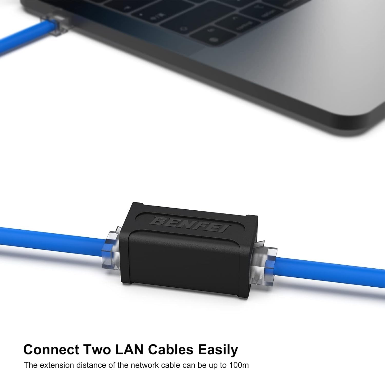 RJ45 Ethernet Coupler - Cat7/Cat6/Cat5e Connector