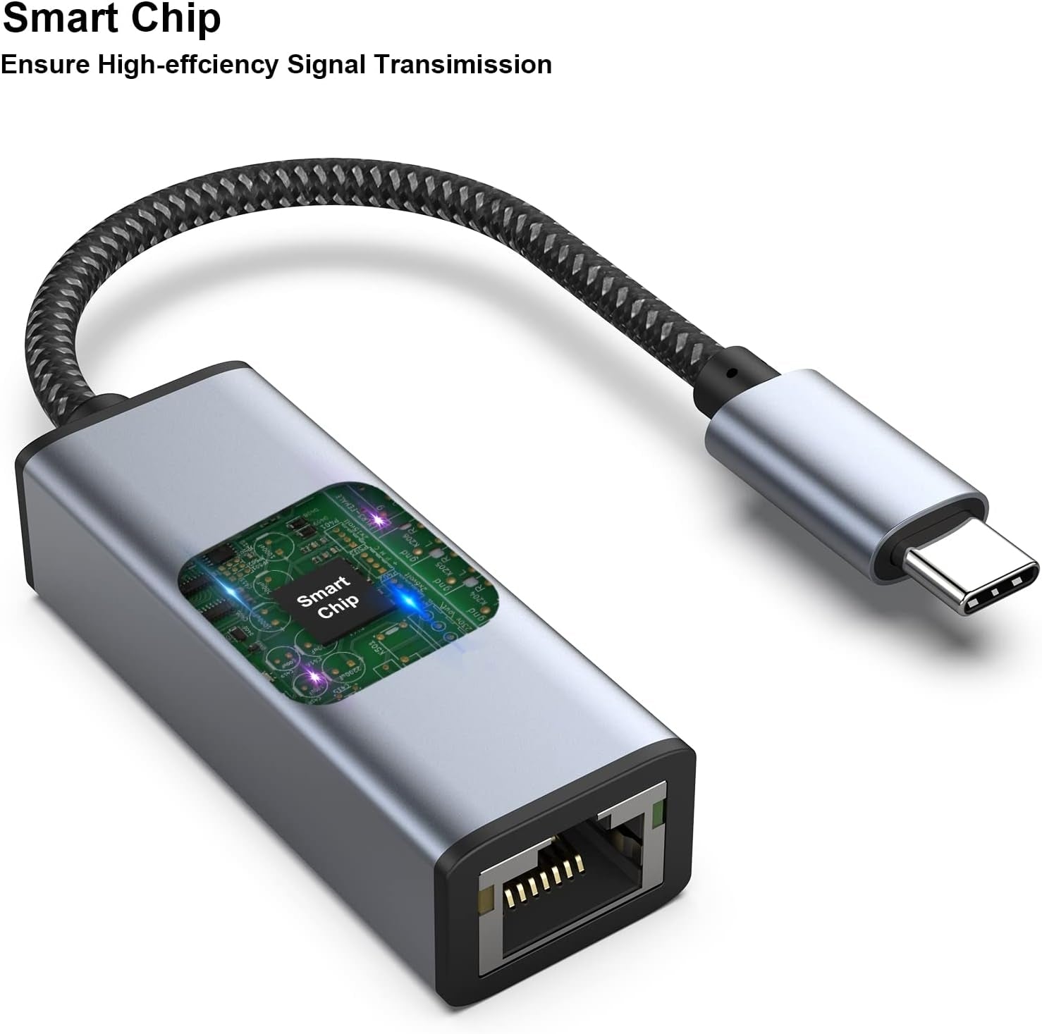 USB-C to Ethernet Adapter (Thunderbolt 3 to RJ45)