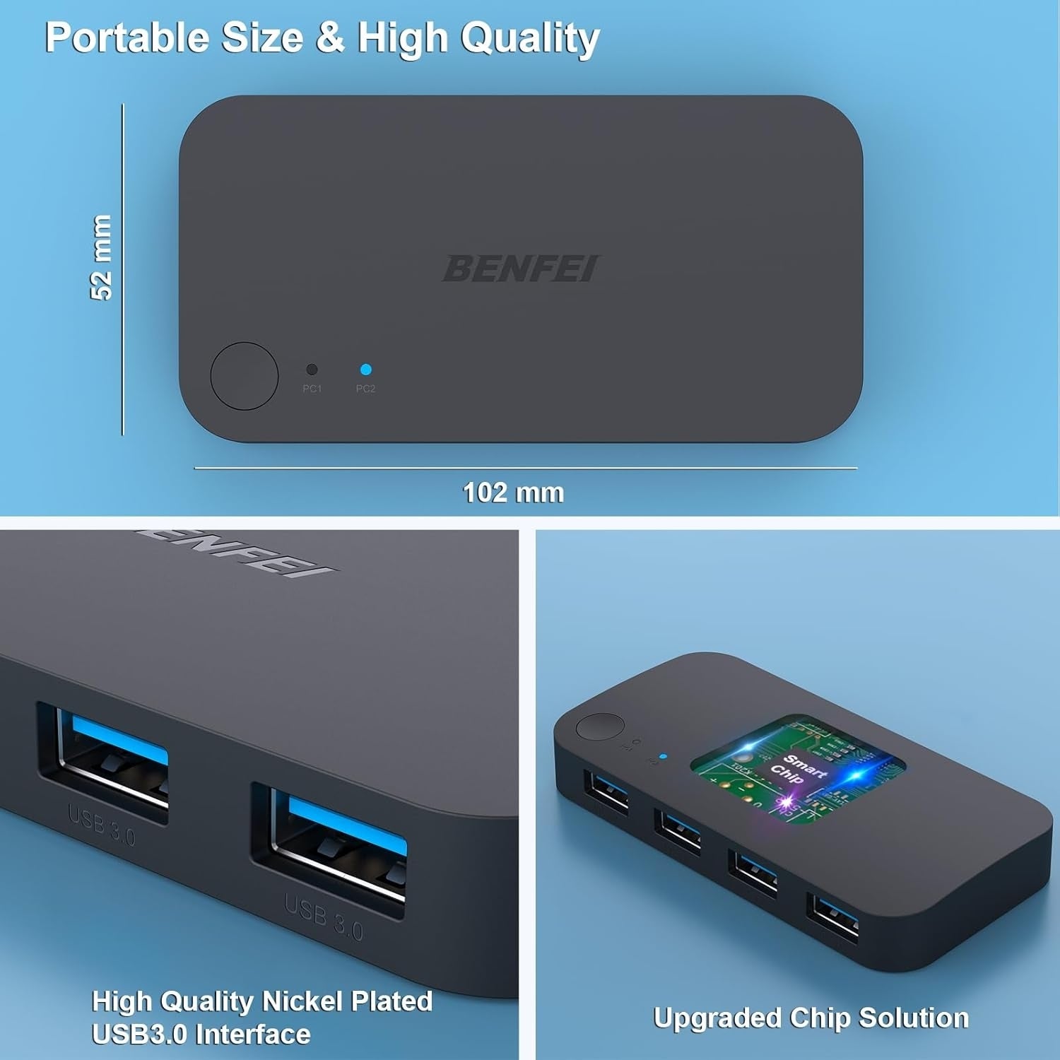 4-port USB 3.0 Switch