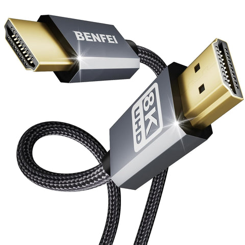 8K HDMI to HDMI Cable, Nylon Braided 3m