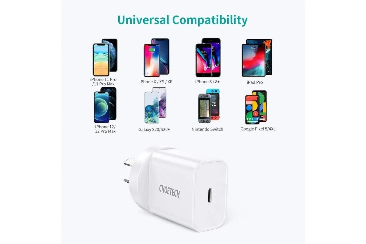 Pd20W Usb-C Iphone Fast Charger With Mfi Certified Usb-C Cable