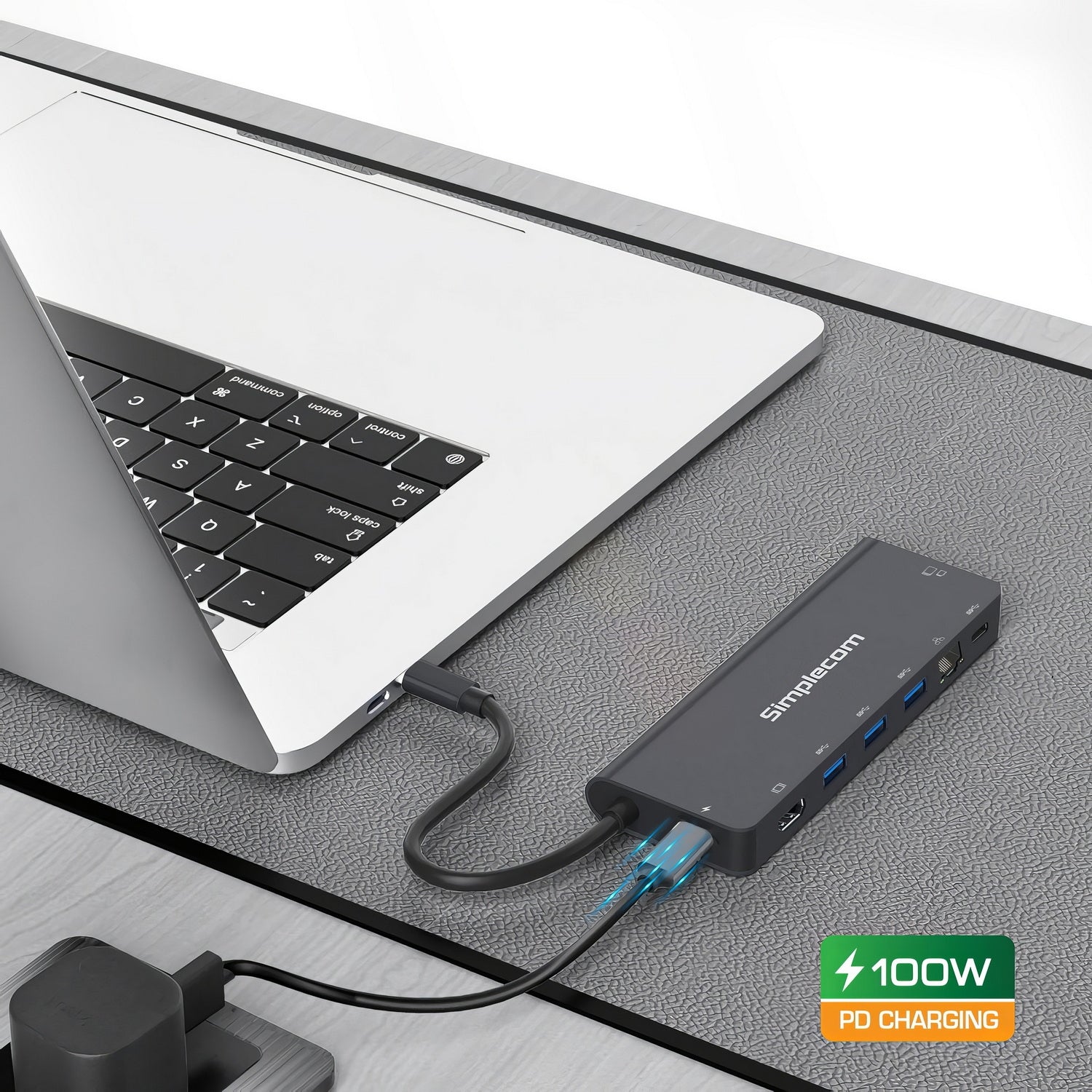 CHT590 USB-C SuperSpeed 9-in-1 Multiport Docking Station HDMI 2.0