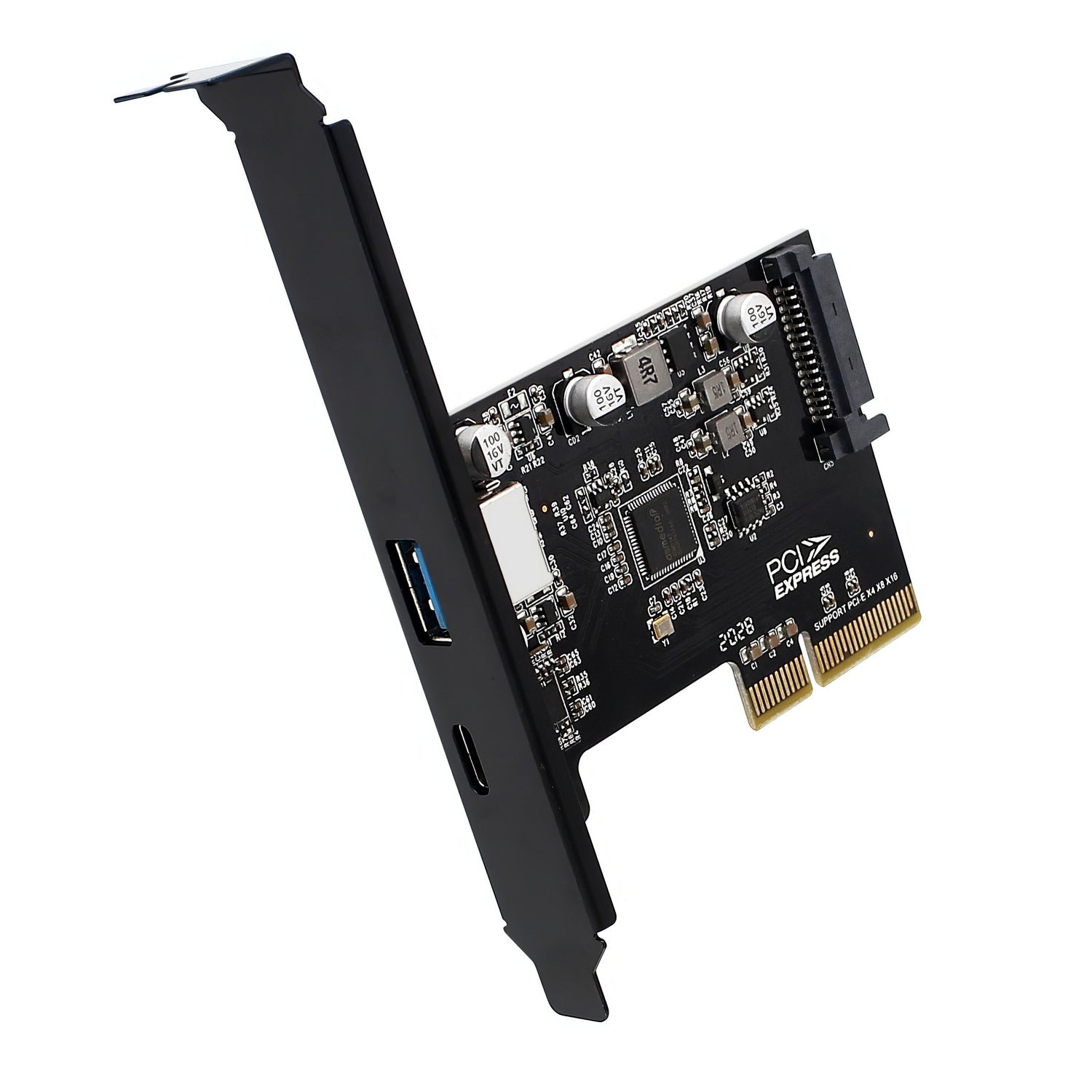 PCIe to USB 3.2 Gen II Expansion Card - Dual USB-C & USB-A Ports