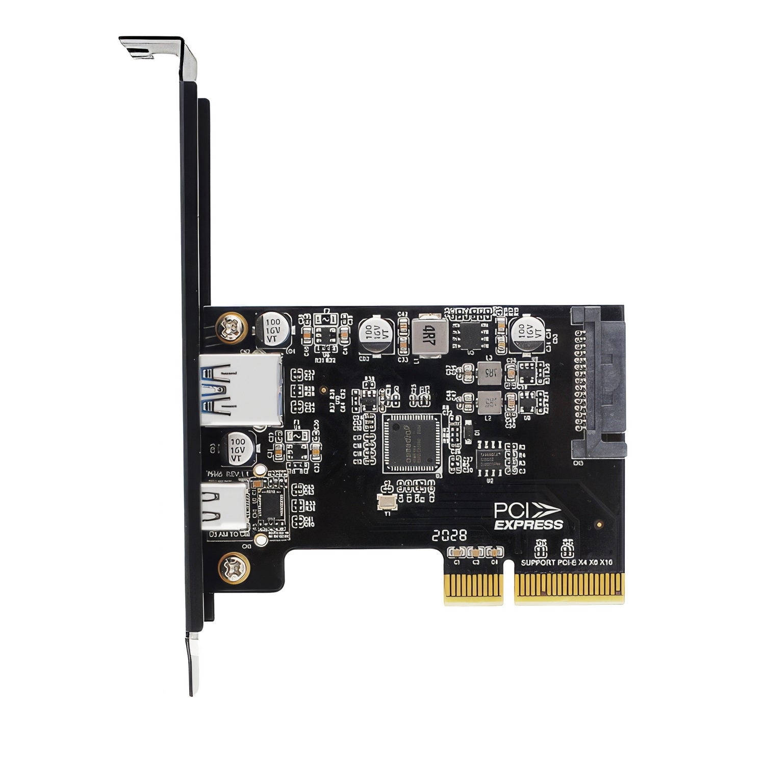 PCIe to USB 3.2 Gen II Expansion Card - Dual USB-C & USB-A Ports