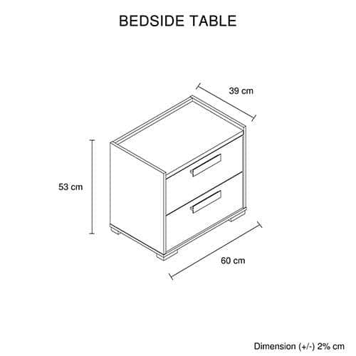 Stylish Queen Bedroom Suite - Black & Cement Upholstery with Tallboy