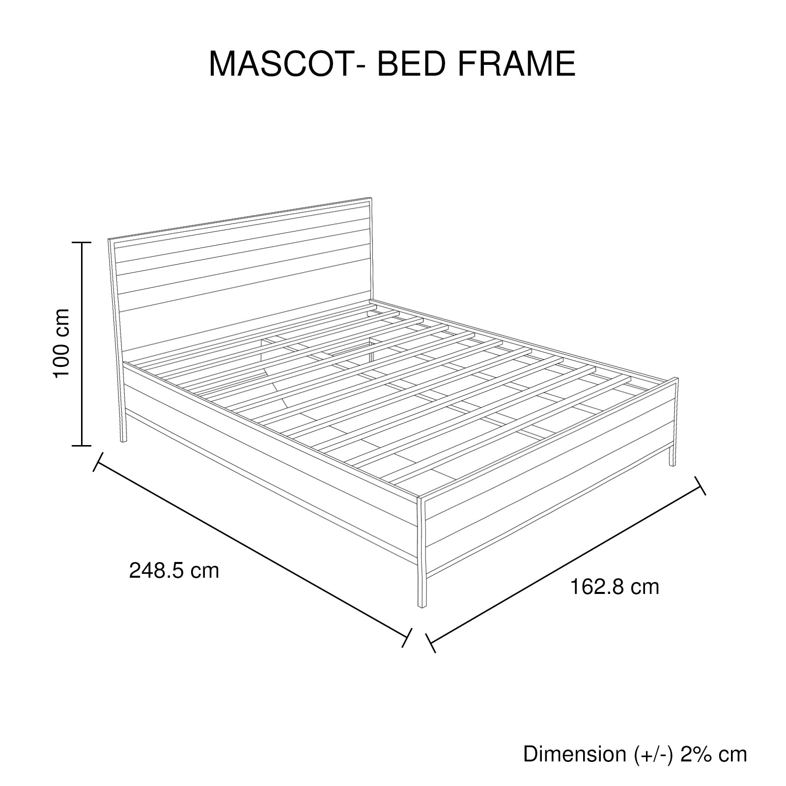 Durable 4-Piece Bedroom Suite - Particle Board, Metal Legs, Oak