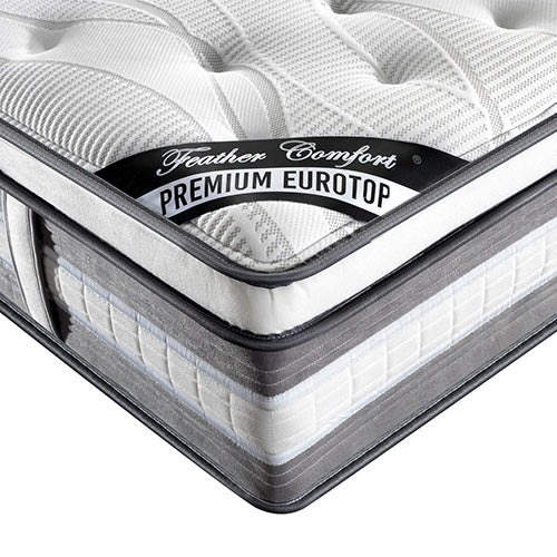 Euro Top King Pocket Spring Mattress - Medium Firm 34Cm Thick