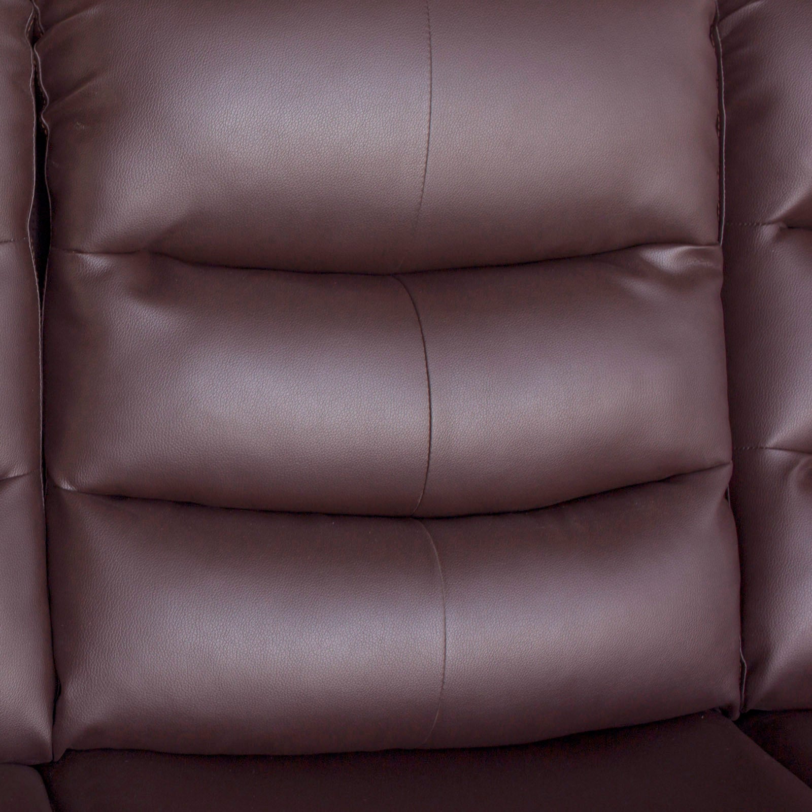 3+2 Seater Recliner Sofa In Leather Lounge Couch In Brown