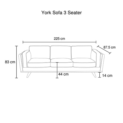 Teal Fabric 3+2 Seater Sofa With Wooden Frame