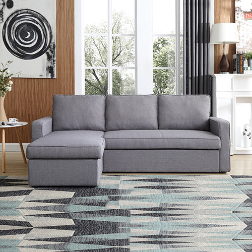 Yarra Corner Sofa Bed Grey