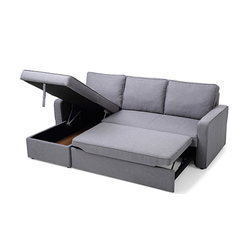 Yarra Corner Sofa Bed Grey