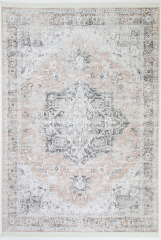 Modern Cezanne Blush Vintage Rug - 80x230