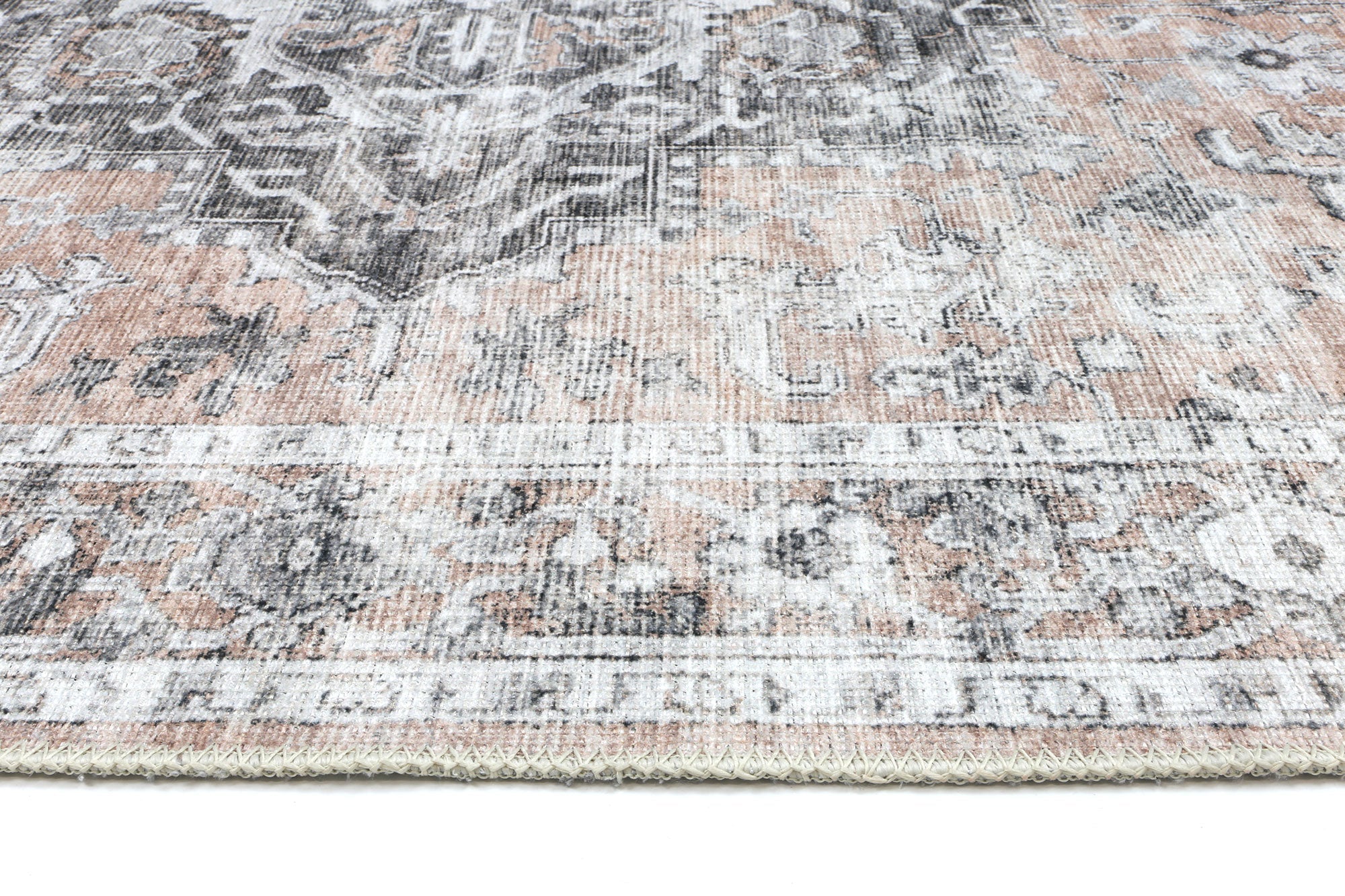 Modern Cezanne Blush Vintage Rug - 80x230