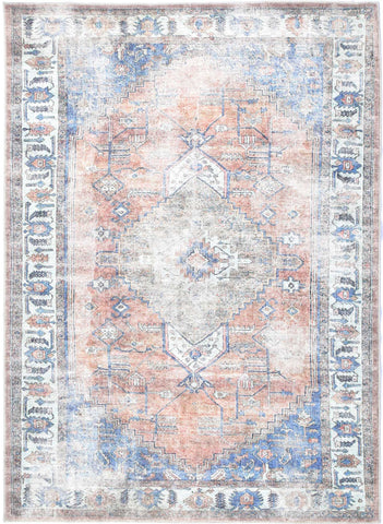 Modern Pissarro Terracotta Vintage Rug - 80x500