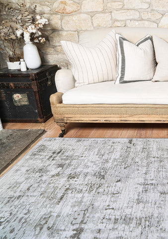 Elegant Alfred Ivory Vintage Rug - 160x230