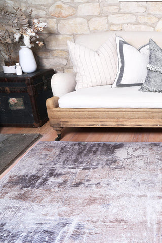 Sleek Leopold Ash Ivory Rug - 160x230