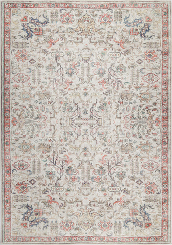 Stylish Rudolph Ivory Multi Rug - 160x230