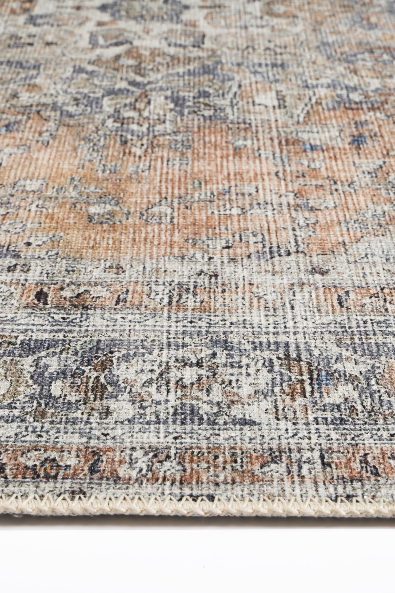 Elegant Adelaide Ash Vintage Rug - 160x230