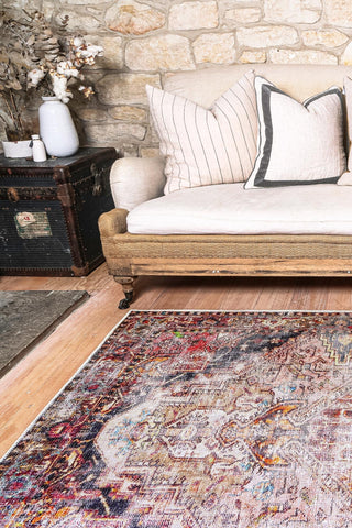 Elegant Ernest Multi Vintage Rug - 200x290