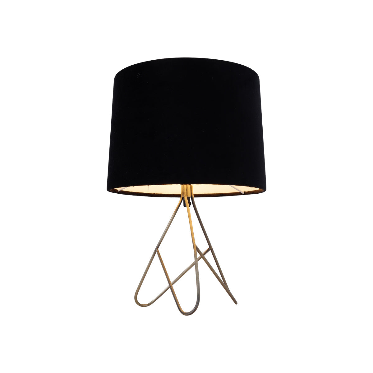 Elegant Belira Table Lamp - Antique Brass