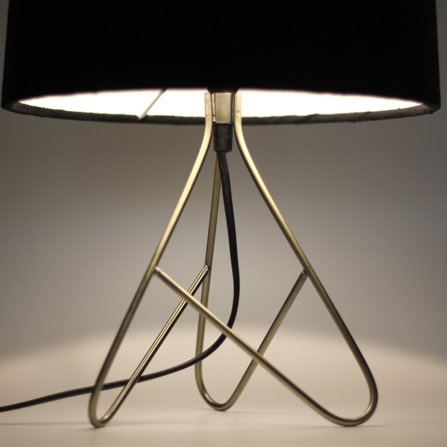 Elegant Belira Table Lamp - Antique Brass